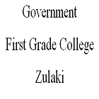 Government First Grade College, Zulaki logo