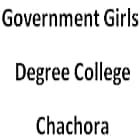 Government Girls Degree College, Chachoda logo