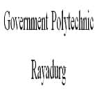 Government Polytechnic, Rayadurg logo