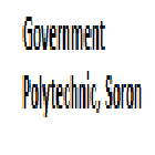 Government Polytechnic, Soron logo