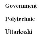 Government Polytechnic, Uttarkashi logo