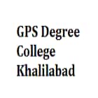 GPS Degree College, Khalilabad logo