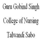 Guru Gobind Singh College of Nursing, Talwandi Sabo logo