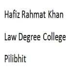 Hafiz Rahmat Khan Law Degree College, Pilibhit logo