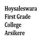Hoysaleswara First Grade College, Arsikere logo