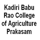 Kadiri Babu Rao College of Agriculture, Prakasam logo
