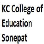 KC College of Education, Sonepat logo