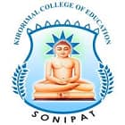 Kirorimal College of Education, Sonepat logo