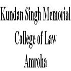 Kundan Singh Memorial College of Law, Amroha logo