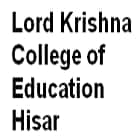 Lord Krishna College of Education, Hisar logo