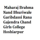 Maharaj Brahma Nand Bhuriwale Garibdassi Rana Gajendra Chand Girls College, Hoshiarpur logo
