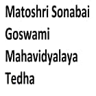 Matoshri Sonabai Goswami Mahavidyalaya, Tedha logo
