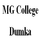 MG College, Dumka logo