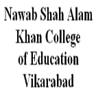 Nawab Shah Alam Khan College of Education, Vikarabad logo