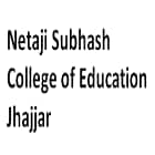 Netaji Subhash College of Education, Jhajjar logo