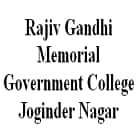 Rajiv Gandhi Memorial Government College, Joginder Nagar logo