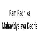 Ram Radhika Mahavidyalaya, Deoria logo