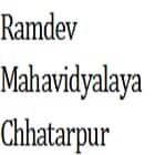 Ramdev Mahavidyalaya, Chhatarpur logo