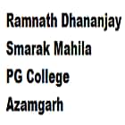 Ramnath Dhananjay Smarak Mahila PG College, Azamgarh logo