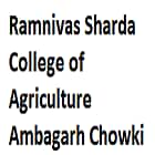 Ramnivas Sharda College of Agriculture, Ambagarh Chowki logo