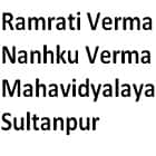 Ramrati Verma Nanhku Verma Mahavidyalaya, Sultanpur logo