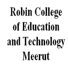 Robin College of Education and Technology, Meerut logo