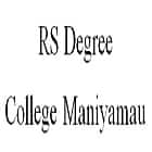 RS Degree College, Maniyamau logo