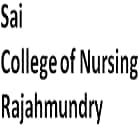 Sai College of Nursing, Rajahmundry logo