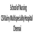 School of Nursing CSI Rainy Multispeciality Hospital, Chennai logo