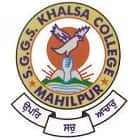 SGGS Khalsa College, Hoshiarpur logo
