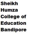 Sheikh Humza College of Education, Bandipore logo