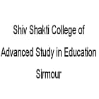 Shiv Shakti College of Advanced Study in Education, Sirmour logo