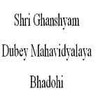 Shri Ghanshyam Dubey Mahavidyalaya, Bhadohi logo