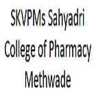 SKVPM's Sahyadri College of Pharmacy, Methwade logo