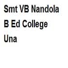 Smt VB Nandola B Ed College, Una logo