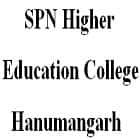 SPN Higher Education College, Hanumangarh logo