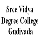 Sree Vidya Degree College, Gudivada logo