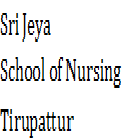 Sri Jeya School of Nursing, Tirupattur logo