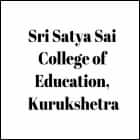 Sri Satya Sai College of Education, Kurukshetra logo