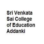 Sri Venkata Sai College of Education, Addanki logo