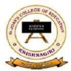 St Joans College of Education, Krishnagiri logo