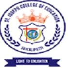 St Joseph College of Education, Vaikalpatti logo