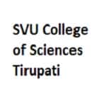 SVU College of Sciences, Tirupati logo