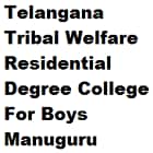 Telangana Tribal Welfare Residential Degree College For Boys, Manuguru logo