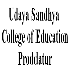 Udaya Sandhya College of Education, Proddatur logo