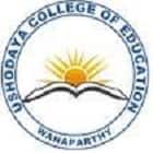 Ushodaya College of Education, Wanaparthy logo