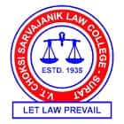 VT Choksi Sarvajanik College of Law, Surat logo