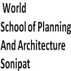 World School of Planning and Architecture, Sonipat logo